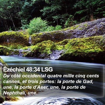 Ézéchiel 48:34 LSG Bible Verse Image