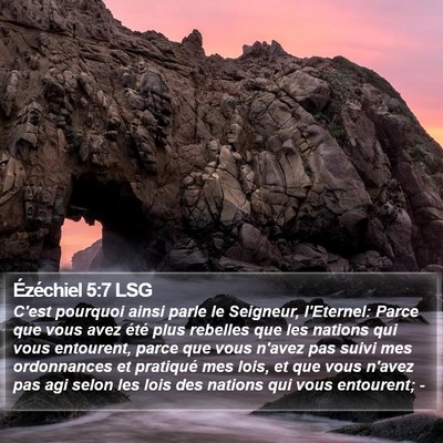 Ézéchiel 5:7 LSG Bible Verse Image