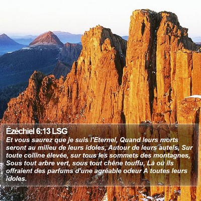 Ézéchiel 6:13 LSG Bible Verse Image