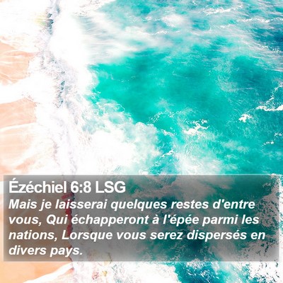 Ézéchiel 6:8 LSG Bible Verse Image
