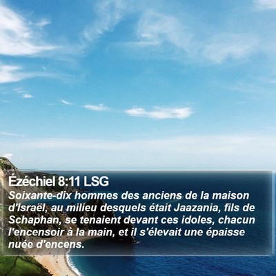 Ézéchiel 8:11 LSG Bible Verse Image