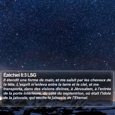 Ézéchiel 8:3 LSG Bible Verse Image