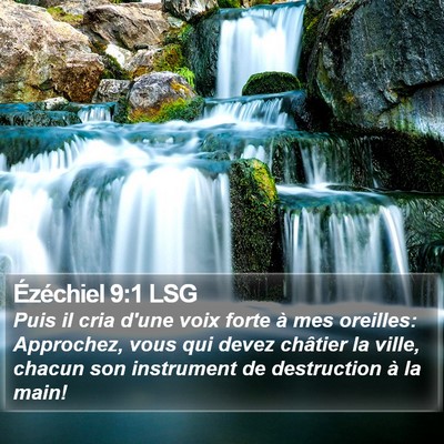 Ézéchiel 9:1 LSG Bible Verse Image