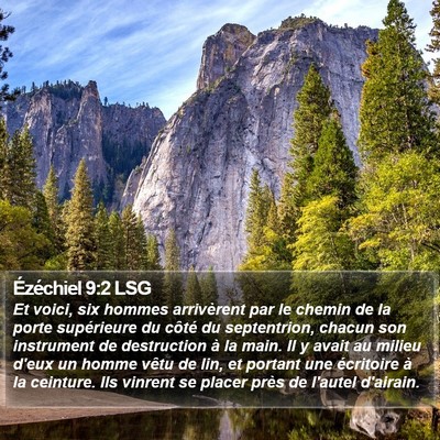 Ézéchiel 9:2 LSG Bible Verse Image