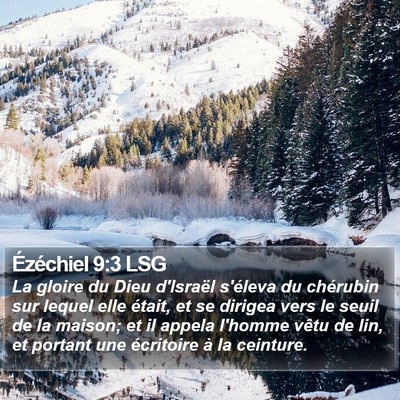 Ézéchiel 9:3 LSG Bible Verse Image