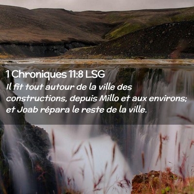 Picture 02 - 1 Chroniques 11:8 LSG - Il fit tout autour de la ville des constructions, - Bible Verse Picture