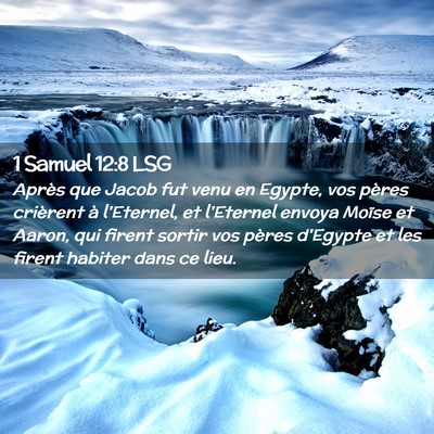 Picture 02 - 1 Samuel 12:8 LSG - Après que Jacob fut venu en Egypte, vos pères - Bible Verse Picture
