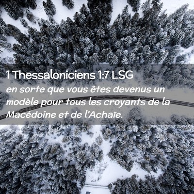 Picture 02 - 1 Thessaloniciens 1:7 LSG - en sorte que vous êtes devenus un modèle pour - Bible Verse Picture