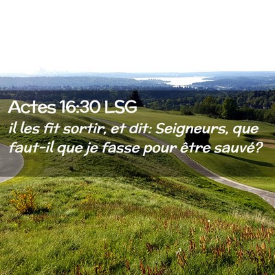 Picture 02 - Actes 16:30 LSG - il les fit sortir, et dit: Seigneurs, que faut-il - Bible Verse Picture