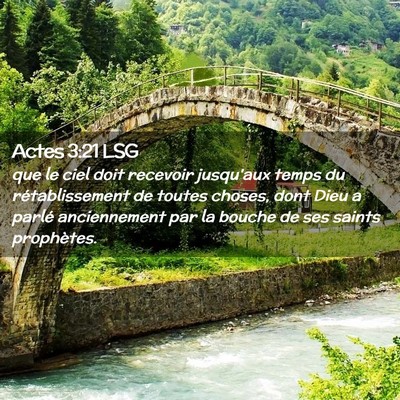 Picture 02 - Actes 3:21 LSG - que le ciel doit recevoir jusqu'aux temps du - Bible Verse Picture