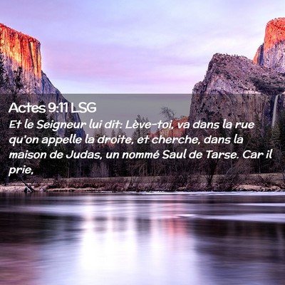 Picture 02 - Actes 9:11 LSG - Et le Seigneur lui dit: Lève-toi, va dans la rue - Bible Verse Picture