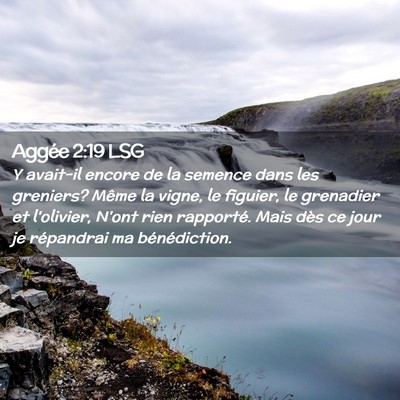 Picture 02 - Aggée 2:19 LSG - Y avait-il encore de la semence dans les - Bible Verse Picture