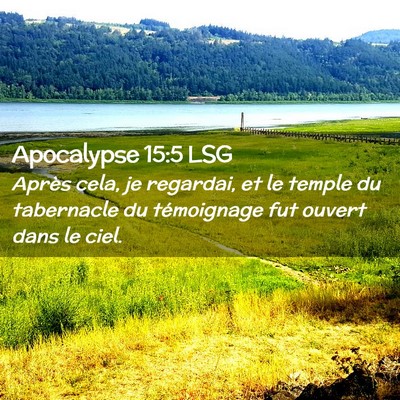 Picture 02 - Apocalypse 15:5 LSG - Après cela, je regardai, et le temple du - Bible Verse Picture