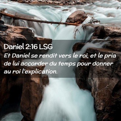 Picture 02 - Daniel 2:16 LSG - Et Daniel se rendit vers le roi, et le pria de - Bible Verse Picture