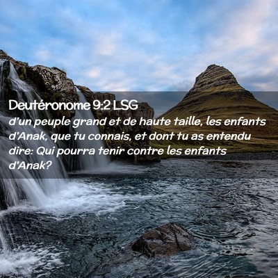 Picture 02 - Deutéronome 9:2 LSG - d'un peuple grand et de haute taille, les enfants - Bible Verse Picture