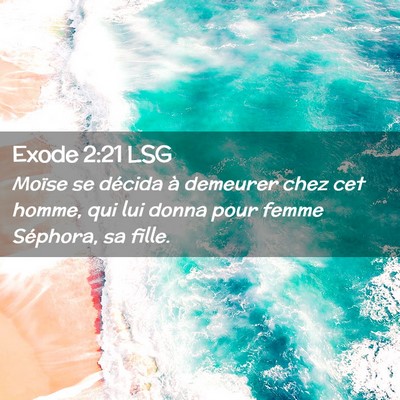 Picture 02 - Exode 2:21 LSG - Moïse se décida à demeurer chez cet homme, qui - Bible Verse Picture