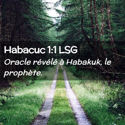 Picture 02 - Habacuc 1:1 LSG - Oracle révélé à Habakuk, le - Bible Verse Picture