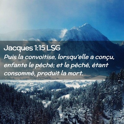 Picture 02 - Jacques 1:15 LSG - Puis la convoitise, lorsqu'elle a conçu, enfante - Bible Verse Picture