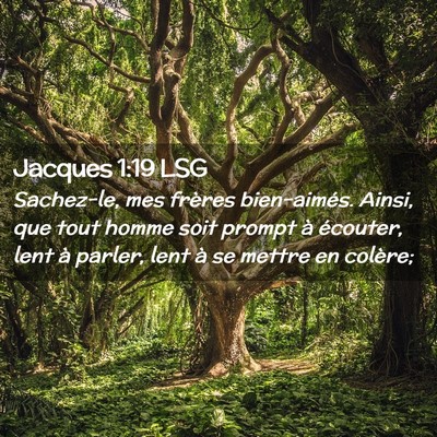 Picture 02 - Jacques 1:19 LSG - Sachez-le, mes frères bien-aimés. Ainsi, que - Bible Verse Picture