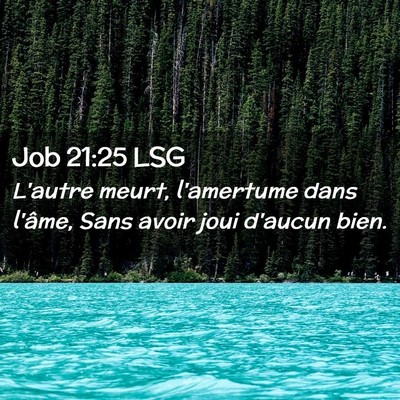Picture 02 - Job 21:25 LSG - L'autre meurt, l'amertume dans l'âme, Sans avoir - Bible Verse Picture