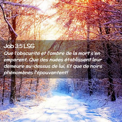Picture 02 - Job 3:5 LSG - Que l'obscurité et l'ombre de la mort s'en - Bible Verse Picture
