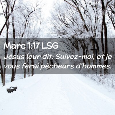 Picture 02 - Marc 1:17 LSG - Jésus leur dit: Suivez-moi, et je vous ferai - Bible Verse Picture
