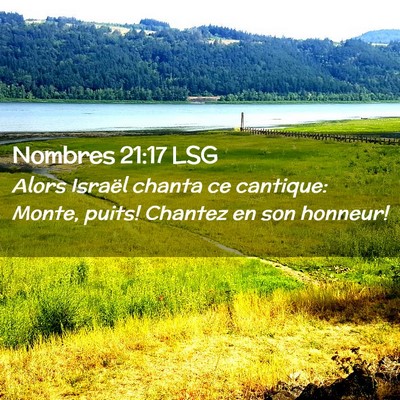 Picture 02 - Nombres 21:17 LSG - Alors Israël chanta ce cantique: Monte, puits! - Bible Verse Picture