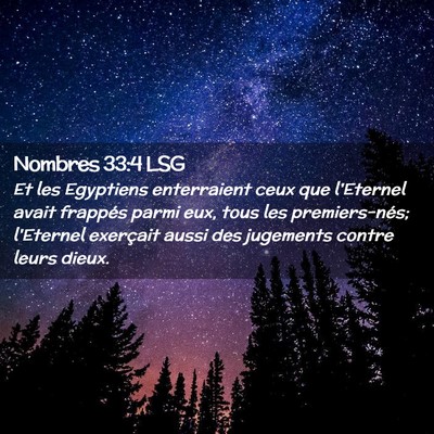Picture 02 - Nombres 33:4 LSG - Et les Egyptiens enterraient ceux que l'Eternel - Bible Verse Picture