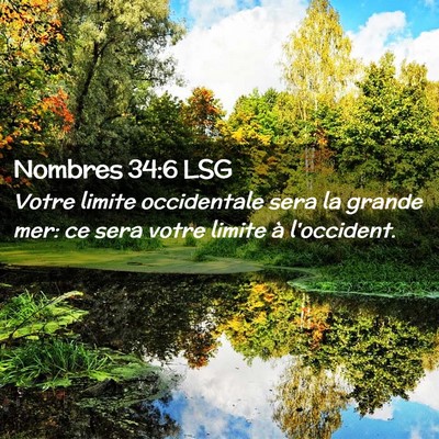 Picture 02 - Nombres 34:6 LSG - Votre limite occidentale sera la grande mer: ce - Bible Verse Picture