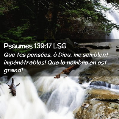 Picture 02 - Psaumes 139:17 LSG - Que tes pensées, ô Dieu, me semblent - Bible Verse Picture