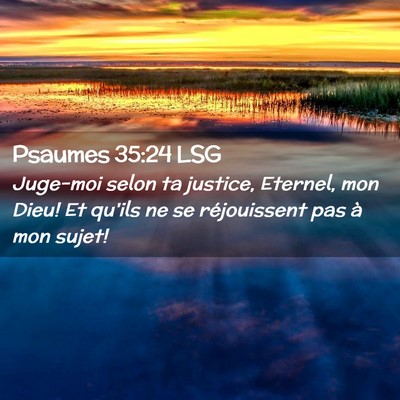 Picture 02 - Psaumes 35:24 LSG - Juge-moi selon ta justice, Eternel, mon Dieu! Et - Bible Verse Picture