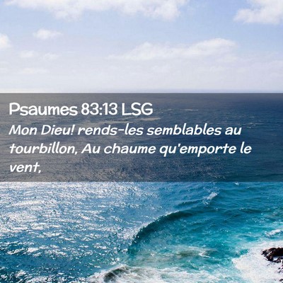 Picture 02 - Psaumes 83:13 LSG - Mon Dieu! rends-les semblables au tourbillon, Au - Bible Verse Picture