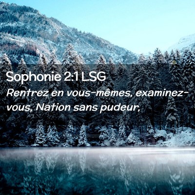 Picture 02 - Sophonie 2:1 LSG - Rentrez en vous-mêmes, examinez-vous, Nation - Bible Verse Picture