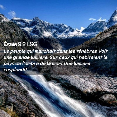 Picture 02 - Ésaïe 9:2 LSG - Le peuple qui marchait dans les ténèbres Voit - Bible Verse Picture