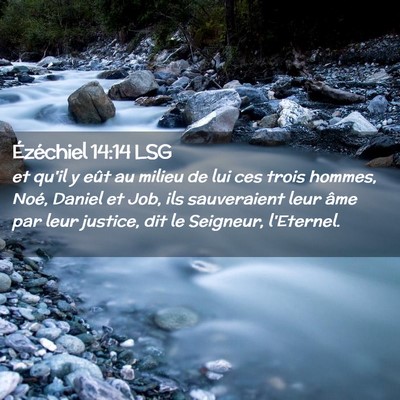 Picture 02 - Ézéchiel 14:14 LSG - et qu'il y eût au milieu de lui ces trois - Bible Verse Picture