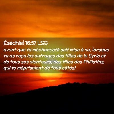 Picture 02 - Ézéchiel 16:57 LSG - avant que ta méchanceté soit mise à nu, - Bible Verse Picture