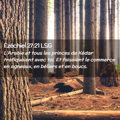 Picture 02 - Ézéchiel 27:21 LSG - L'Arabie et tous les princes de Kédar - Bible Verse Picture