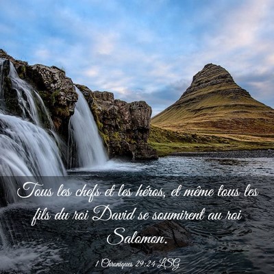 Picture 03 - 1 Chroniques 29:24 LSG - Tous les chefs et les héros, et même tous les - Bible Verse Picture