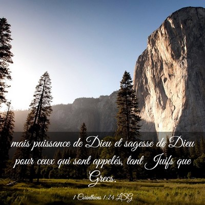 Picture 03 - 1 Corinthiens 1:24 LSG - mais puissance de Dieu et sagesse de Dieu pour - Bible Verse Picture