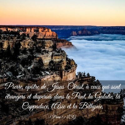 Picture 03 - 1 Pierre 1:1 LSG - Pierre, apôtre de Jésus-Christ, à ceux qui - Bible Verse Picture