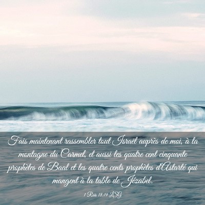 Picture 03 - 1 Rois 18:19 LSG - Fais maintenant rassembler tout Israël auprès - Bible Verse Picture