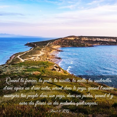 Picture 03 - 1 Rois 8:37 LSG - Quand la famine, la peste, la rouille, la nielle, - Bible Verse Picture