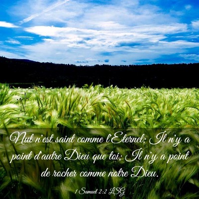 Picture 03 - 1 Samuel 2:2 LSG - Nul n'est saint comme l'Eternel; Il n'y a point - Bible Verse Picture