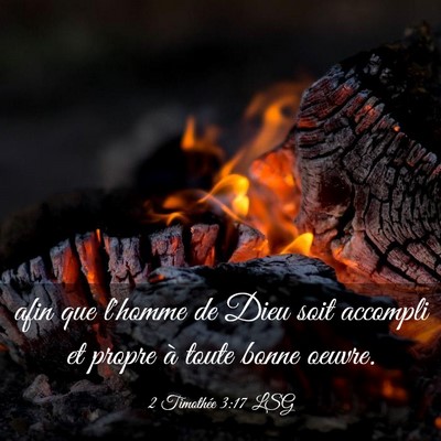Picture 03 - 2 Timothée 3:17 LSG - afin que l'homme de Dieu soit accompli et propre - Bible Verse Picture