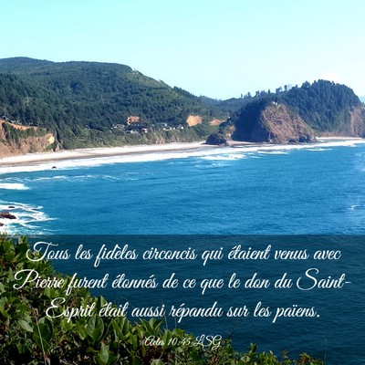 Picture 03 - Actes 10:45 LSG - Tous les fidèles circoncis qui étaient venus - Bible Verse Picture