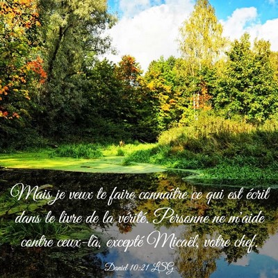 Picture 03 - Daniel 10:21 LSG - Mais je veux te faire connaître ce qui est - Bible Verse Picture