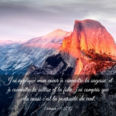 Picture 03 - Ecclésiaste 1:17 LSG - J'ai appliqué mon coeur à connaître la - Bible Verse Picture