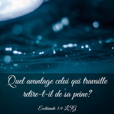 Picture 03 - Ecclésiaste 3:9 LSG - Quel avantage celui qui travaille retire-t-il de - Bible Verse Picture