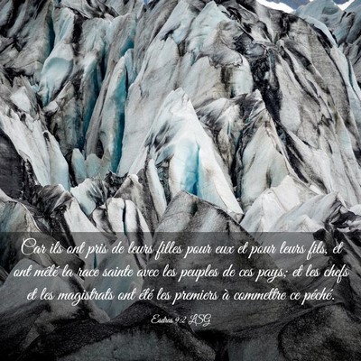 Picture 03 - Esdras 9:2 LSG - Car ils ont pris de leurs filles pour eux et pour - Bible Verse Picture