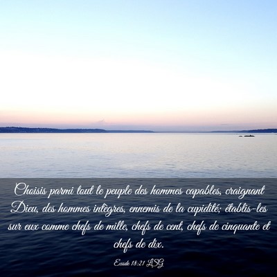 Picture 03 - Exode 18:21 LSG - Choisis parmi tout le peuple des hommes capables, - Bible Verse Picture